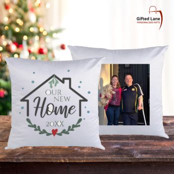 Create a memory and mark your First Christmas in your New Home with a Personalised Christmas Cushion from Gifted Lane. These Cushions are white in colour and are available in either a square shape cushion or heart shaped cushion and can be personalised with any picture or name or text on them on both sides of the cushion. Another special personalised gift from Gifted Lane.
