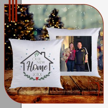 Create a memory and mark your First Christmas in your New Home with a Personalised Christmas Cushion from Gifted Lane. These Cushions are white in colour and are available in either a square shape cushion or heart shaped cushion and can be personalised with any picture or name or text on them on both sides of the cushion. Another special personalised gift from Gifted Lane and would make an ideal present for someone special this Christmas.