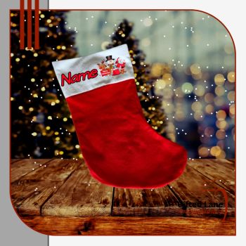 Personalised Santa Stocking is a personalised gift for a child for a special day. These Santa Stocking are red in colour with white at the top and can be personalised with any picture or name or text on them. Another special personalised gift from Gifted Lane and would make an ideal present for someone special this Christmas.