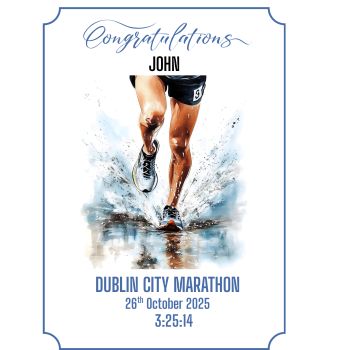 The Perfect Keepsake for Any Athlete: This&nbsp;Personalized Memento Card&nbsp;is the ideal way to celebrate the significant athletic achievement. It&rsquo;s a beautiful and meaningful keepsake that can be framed or stored as a reminder of the hard work and dedication that led to their success.
&nbsp;