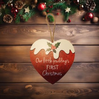 Our Little Puddings First Christmas.