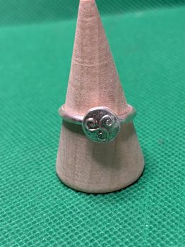 All of our silver rings are made with 100% recycled silver. We even recycle our own scrap silver when we can!&nbsp;