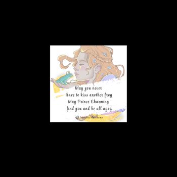 Poetry Magnet.&nbsp; Humourous Gift. 2"x 2"&nbsp;&nbsp;
&euro;4 each.
Original verse from Irish poet, Sandra Matthews.