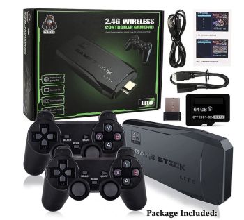 
Comes with 10,000+ games pre installed (More games can be downloaded)
2 x 2.4GHz Wireless Controllers (2 x AAA batteries required)
64GB SD Card Included
HDMI Ultra HD
Supports TV / PC / Laptop / Projectors etc
9 Emulators: Mame, FC, GB, GBA, GBC, MD, SFC, PS1, Atari

&nbsp;