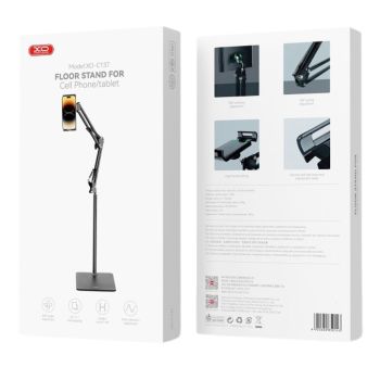 The XO C137 Holder Stand is a sleek, adjustable smartphone and tablet stand designed for comfort and stability. Made from durable materials with a premium black finish, it&rsquo;s perfect for any workspace or home setup.