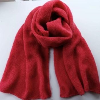 
Alpaca Wool &amp; Silk Scarves Ireland | Rust
Rust, our finest &nbsp;wool and silk scarves Ireland collection is hand knitted from an exclusive blend of alpaca Wool ( highest quality) and Silk yarn.(77% Alpaca &ndash; 23% Mulberry Silk).
Seriously soft and luxurious, you can wrap yourself up inside like in a cocoon.
This limited-edition collection offers a selection of timeless colours, reflecting the changing shades of the seasons &ndash; with pinks, heathers, rustics, greys, and greens.
A perfect gift for him or her -Beautiful with both formal and casual looks, this scarf elevates any outfit with a touch of quiet luxury &ndash; a timeless investment piece.
Colour: Rust

Treasured for its unmatched softness, breathability and warmth.
Each scarf is hand knitted with love -a unique piece
Feels exquisite against the skin
Generous Size -One size fits all (170cm x 35cm.)
Perfect for chilly mornings or elegant evenings
Beautifully gift wrapped and ready for giving- from my studio in Dublin Ireland

&nbsp;