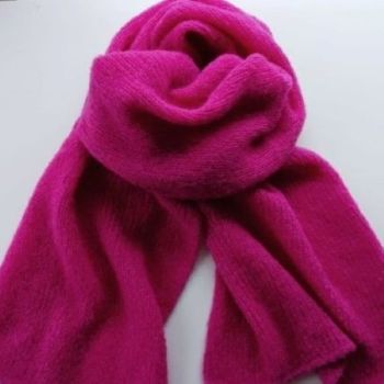 
Our Alpaca wool and silk scarves are handcrafted from two of the most luxurious natural fibres in the world &ndash; (80% Alpaca | 20% Silk).
Feather light and superbly soft and warm, this scarf is the perfect finishing touch to any coat or jacket.
This limited-edition collection offers a selection of timeless colours, inspired by the changing shades of the Irish Atlantic Way.
A timeless, elegant wardrobe essential, it makes the perfect luxury gift for any occasion.
Colour: Pink

Feels exquisite against the skin
Size: Generous size 170 x 35 cm
Beautifully gift wrapped with ribbon, from my studio in Dublin, Ireland
Oeko-Tex certified and ethically sourced
Care: Hand wash in warm water using a mild detergent. Lay on a flat surface to dry.

&nbsp;