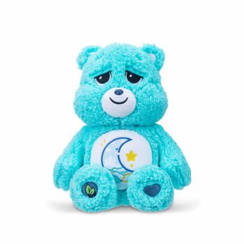 Snuggle into sweet dreams with the 35cm Care Bears Cosy Bedtime Bear! Made with ultra-soft, sustainable sherpa fabric and featuring an adorable new sleepy-moon belly badge, this plush is perfect for cuddles, comfort, and nighttime routines.