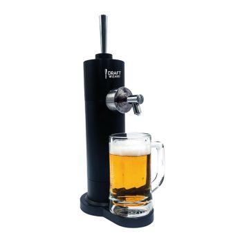 A portable ultrasonic beer dispenser that transforms standard 500 ml cans into smooth, pub-style pints with a rich microfoam head. Perfect for parties, gatherings and home bars.