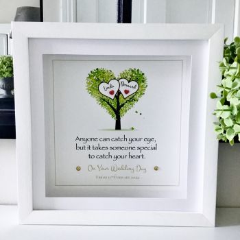 Personalised Frame for the happy couple, whatever the occasion!&nbsp;