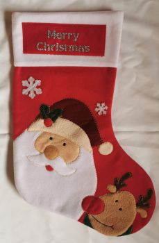 Felt Santa Christmas Stocking