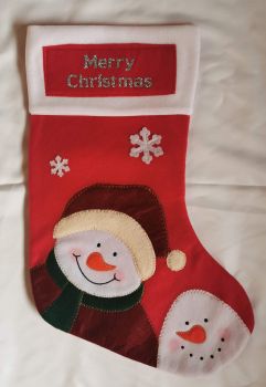 Felt Snowman Christmas Stocking