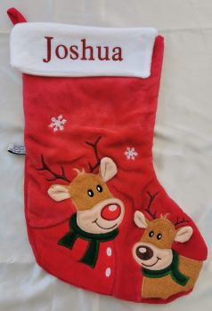 Fur Personalised Christmas Stocking