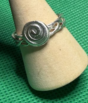All of our silver rings are made with 100% recycled silver. We even recycle our own scrap silver when we can!&nbsp;
