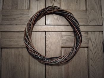 Handwoven Willow Wreath, size 32cm diameter approx.