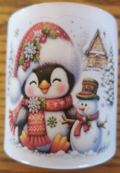 Penguin ceramic moneybox