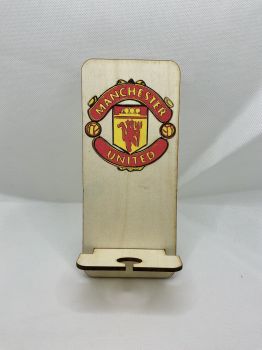 Laser cut phone holders. Perfect gift for teenagers.