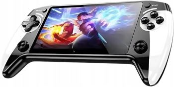 &nbsp;

Retro handheld console 
with 5.5&rdquo; HD screen, 10,000+ games
 9 emulators
music/video playback
and expandable memory.
