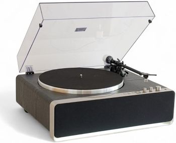 &nbsp;

Premium record player with dual speeds
Powerful built-in speakers
Bluetooth connectivity, adjustable counterweight
Audio-Technica diamond stylus. 
Stylish wood-and-metal design for high-quality vinyl listening.

&nbsp;
&nbsp;
&nbsp;