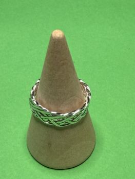 All of our silver rings are made with 100% recycled silver. We even recycle our own scrap silver when we can!&nbsp;