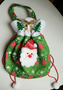 Fabric drawstring gift bag