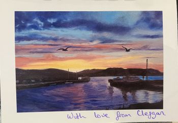 Create your own Connemara-inspired collection with this special 6-for-&euro;45 set. Choose any four of my signed 4x6 inch art prints, each carefully attached to a blank 5x7 inch greeting card. Perfect for gifting, sending, or framing, this set lets you enjoy a variety of original artwork capturing the landscapes, animals, and moods of Connemara. Every print is personally signed, making each card a unique and heartfelt piece.