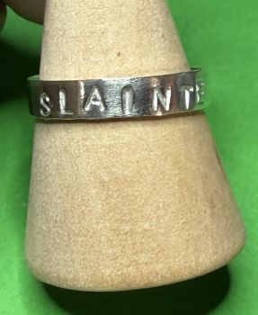 All of our silver rings are made with 100% recycled silver. We even recycle our own scrap silver when we can!&nbsp;