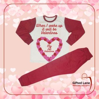 Make it special for the little ones this Valentine's with personalised Children Pyjamas now available from Gifted Lane. Pyjamas are available in 4 different colours and can be personalised with any pictures or text on them. Another special personalised gift from Gifted Lane. Check out our store today and like, comment and review on our full range of personalised gifts from Gifted Lane.
