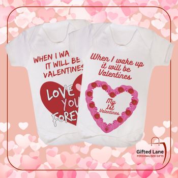 Make it special for the little ones this Valentine's with personalised Baby Vest now available from Gifted Lane. They are available in sizes from newborn right up to 24 months.&nbsp;They are white in colour and can be personalised with any pictures and text on them. Another special personalised gift from Gifted Lane.