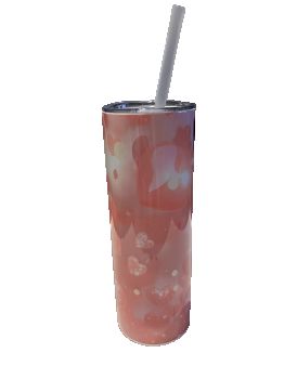 Sip in style with this 20-ounce stainless steel tumbler featuring a sweet pastel hearts design. Includes a sliding coffee lid and reusable straw, perfect for hot or cold drinks on the go.
&nbsp;