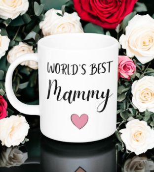 Top quality 11oz ceramic mug made to order in Ireland. Customised with the name of your choice and perfect for gifting.