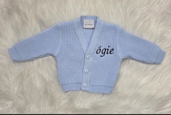 Embroidered baby cardigan&nbsp;