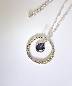 Gorgeous framed pendant, handmade in Ireland with quality materials.&nbsp; This beautiful, bespoke piece is lightweight and comfortable to wear.&nbsp; Perfect for gifting or a personal treat!&nbsp; &nbsp;It arrives in a pretty organza bag, and has free shipping!