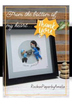 Celebrate the healthcare professionals who go above and beyond with a gift that truly honours their dedication. Whether it&rsquo;s a doctor, nurse, surgeon, vet, or midwife, each personalised pebble art picture is a heartfelt token of appreciation for the moments that made a real difference.