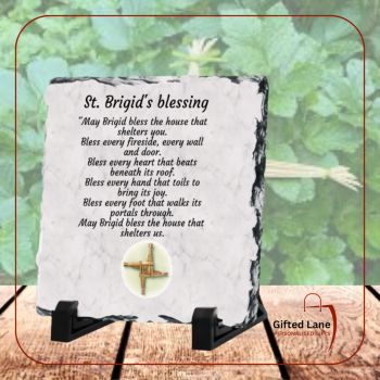 Personalised St. Bridgets Blessing Photo Slates is a special gift which can be personalised further with any pictures or text on them. They are available in different shapes and sizes. Another special personalised gift from Gifted Lane. Check out our store today and see our full range of personalised gifts, like, comment and review on our full range of personalised gifts from Gifted Lane. Remember a personalised gift from Gifted Lane is always a special gift.