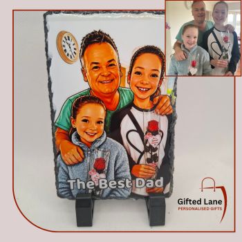 Loving the Cartoon Caricature Trend! So why not take your pictures to the next level with Gifted Lane by printing on a Photo Slates. Great gift ideas for any occasion. Just send us your pics, and well take care of the rest. They are available in different shapes and sizes. Another special personalised gift from Gifted Lane. Check out our store today and see our full range of personalised gifts, like, comment and review on our full range of personalised gifts from Gifted Lane. Remember a personalised gift from Gifted Lane is always a special gift.