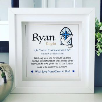 Personalised Confirmation Photo Frame&nbsp;