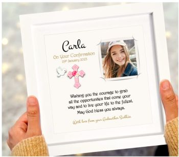 Personalised Confirmation Photo Frame to treasure forever&nbsp;