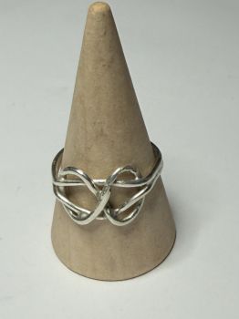 All of our silver rings are made with 100% recycled silver. We even recycle our own scrap silver when we can!&nbsp;