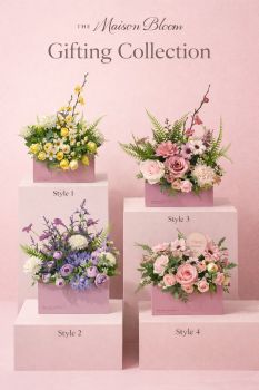 A bright and uplifting arrangement please choose style number you require all presented in envelope style gift box perfect for Mother's Day gifting or general gifting