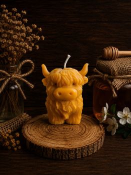 ✨&nbsp;Product Details:


Weight: 125g


Size: 80mm height x 60mm width


Burn time: Approx. 40 hours


Material: Natural beeswax


Clean, eco-friendly burn


Add a little Highland charm and cozy warmth to your space with this unique beeswax creation. 🕯️
