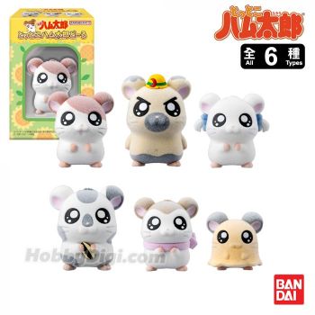 Bring home the adorable world of Hamtaro with this genuine Bandai 6-piece kawaii hamster figure set. Perfect for anime fans, collectors, and those seeking a charming desktop display.