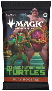 

Magic: The Gathering meets Teenage Mutant Ninja Turtles in this exciting crossover booster pack. 
Each pack contains 14 collectable cards.
Pack sent at random

