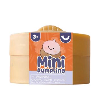 &nbsp;

Cute mini dumpling squishy toy with steamer container. 
Soft, stretchy, and perfect for sensory play and stress relief.

&nbsp;

&nbsp;