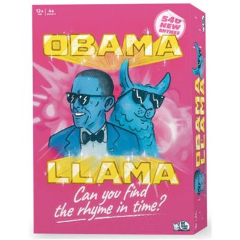 
Obama Llama fast-paced rhyming party game
Guess hilarious rhyming phrases before time runs out
Fun mix of acting, describing and guessing challenges
Perfect for family game nights and parties
Suitable for 4 +&nbsp;players

&nbsp;
