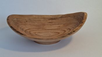 Natural edge Ash decorative bowl