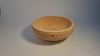 Sycamore bowl with banded rim