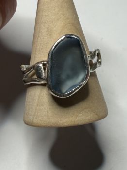 All of our silver rings are made with 100% recycled silver. We even recycle our own scrap silver when we can!&nbsp;