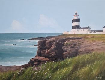 High-quality 30 cm x 20 cm framed prints of Hook Lighthouse, Co. Wexford. A timeless Irish coastal scene for any space in your home or office.&nbsp;