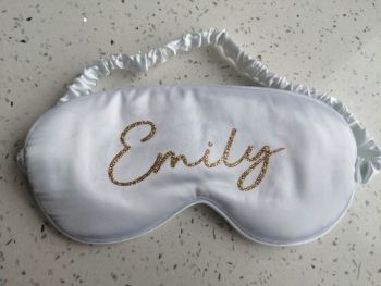
LUXE Personalised Satin Eye Mask White 

&nbsp;